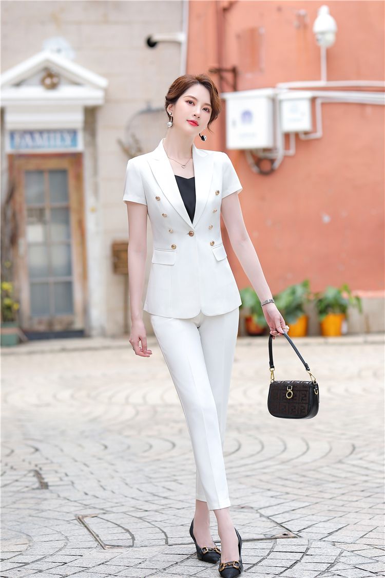 Spring and summer business suit a set for women